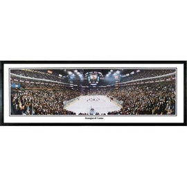 Columbus Bluejackets Inaugural Game" - 13.5"x39" Standard Black Frame"