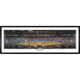 Boston Celtics Boston Garden" - 13.5"x39" Standard Black Frame"