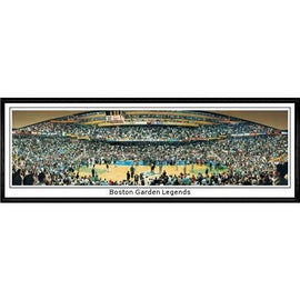 Boston Celtics Boston Garden Legends"  - 13.5"x39" Standard Black Frame"