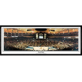 New York Knicks Foul Shot"  - 13.5"x39" Standard Black Frame"