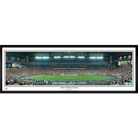 Florida Gators Game Of Their Century"  - 13.5"x39" Standard Black Frame"
