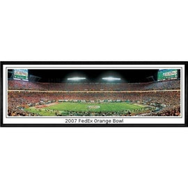 Louisville Cardinals 2007 FedEx Orange Bowl" - 13.5"x39" Standard Black Frame"