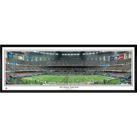 Louisiana State Tigers 2007 Allstate Sugar Bowl" - 13.5"x39" Standard Black Frame"