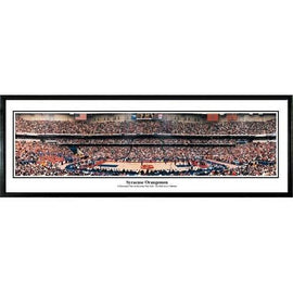 Syracuse University Orangemen Syracuse Orangemen"  - 13.5"x39" Standard Black Frame"