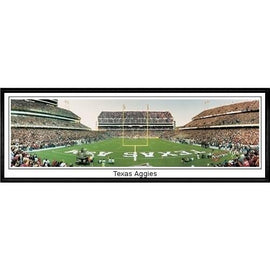 Texas A&amp;M Texas Aggies"  - 13.5"x39" Standard Black Frame"