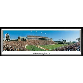 University Of Texas Texas Longhorns"  - 13.5"x39" Standard Black Frame"