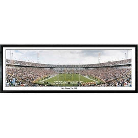 University Of Virginia View From The Hill" - 13.5"x39" Standard Black Frame"