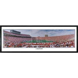 Wisconsin Badgers Camp Randall"  - 13.5"x39" Standard Black Frame"