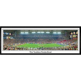 West Virginia Mountaineers The Tostitos Fiesta Bowl"  - 13.5"x39" Standard Black Frame"