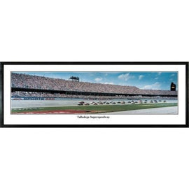 Talladega Superspeedway Talladega Superspeedway"  - 13.5"x39" Standard Black Frame"