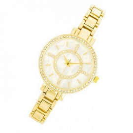 Classic Metal Watch With Crystals (pack of 1 ea)
