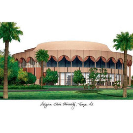 Arizona State University Lithograph Print
