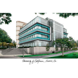 University of California, Irvine Lithograph Print
