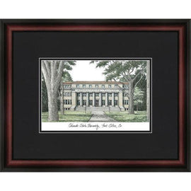Colorado State University Academic" Framed Lithograph"