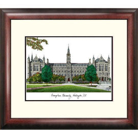 Georgetown University Alumnus" Framed Lithograph"