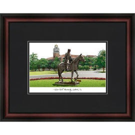 Texas Tech University Academic" Framed Lithograph"