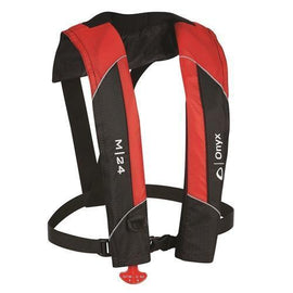 Onyx M-24 Manual Inflatable Life Jacket-Red