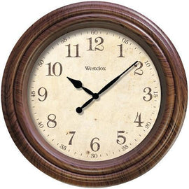 Westclox 10&amp;quot; Realistic Woodgrain Wall Clock (pack of 1 Ea)